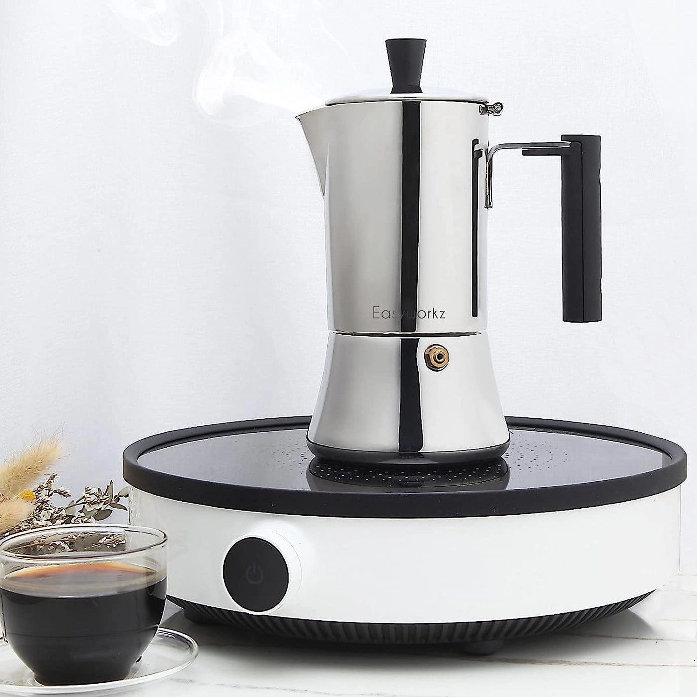 Moka Pot - Stovetop Induction 6Cup
