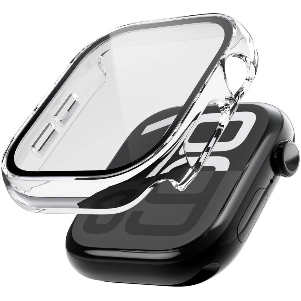 Vonmählen Full Body Case Apple Watch Series 10 45mm - Hardened glass 9H Silicone lip