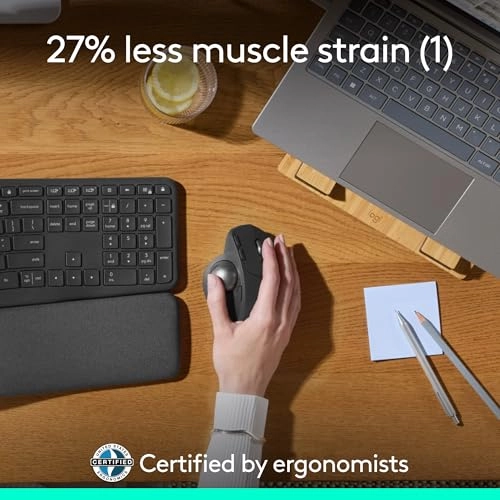 MX Ergo S Trackball Mouse - Wireless