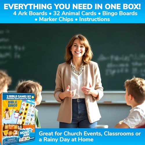 Bible Trivia + Bible Bingo + Noah's Ark