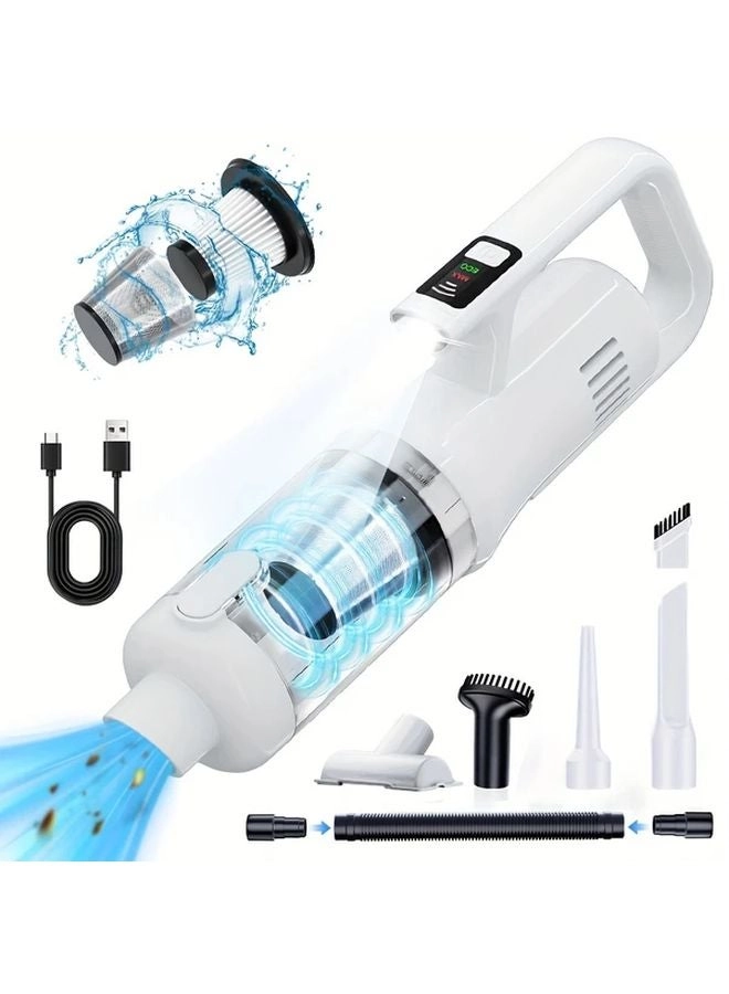 4-in-1 Wireless Handheld Vacuum Cleaner - 2000mAh
