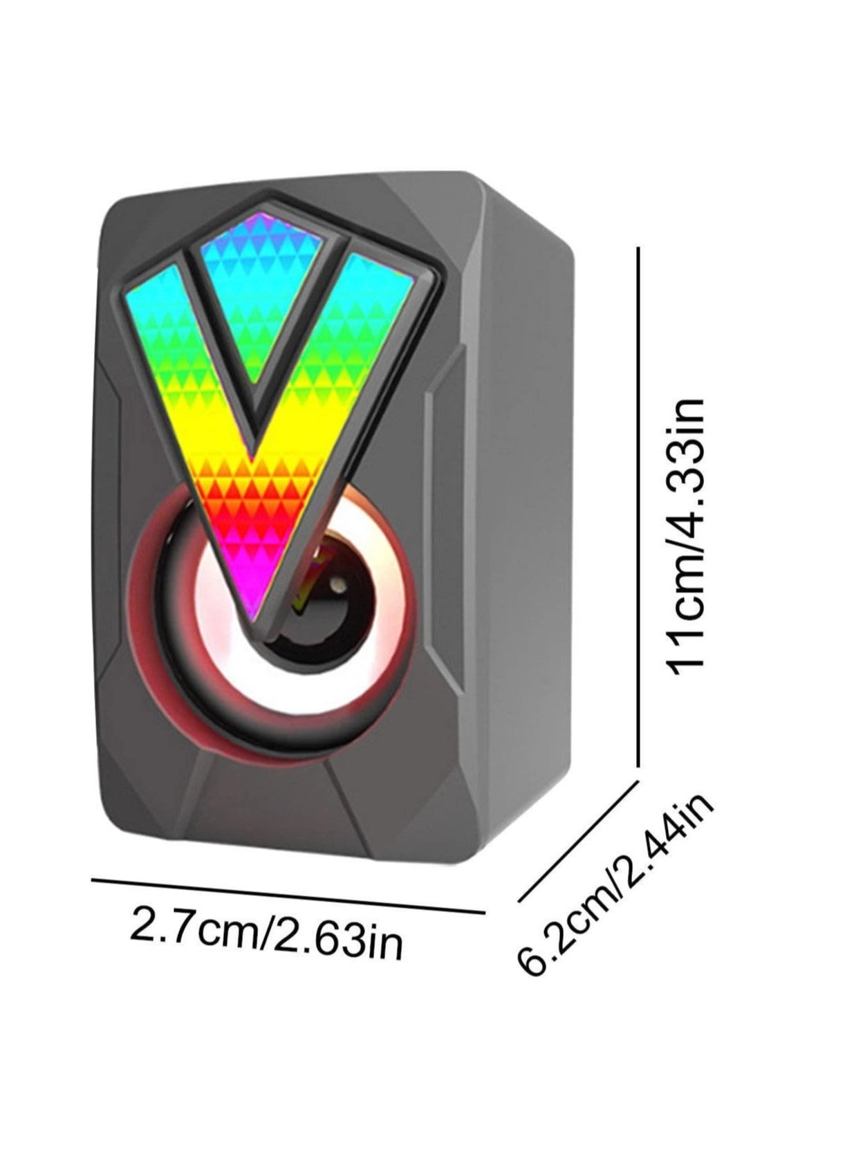 RGB PC Speakers - 2.0 channel 5W X 5W