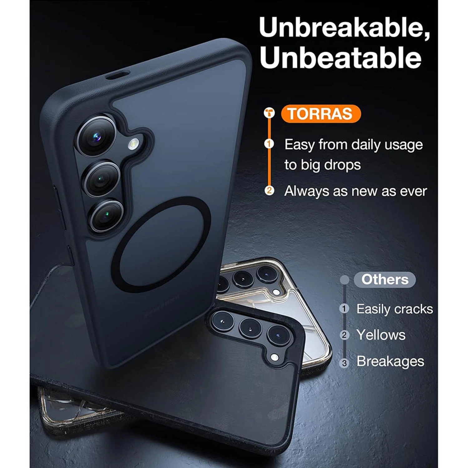 Magnetic Shockproof Case with MagSafe for Galaxy S24+