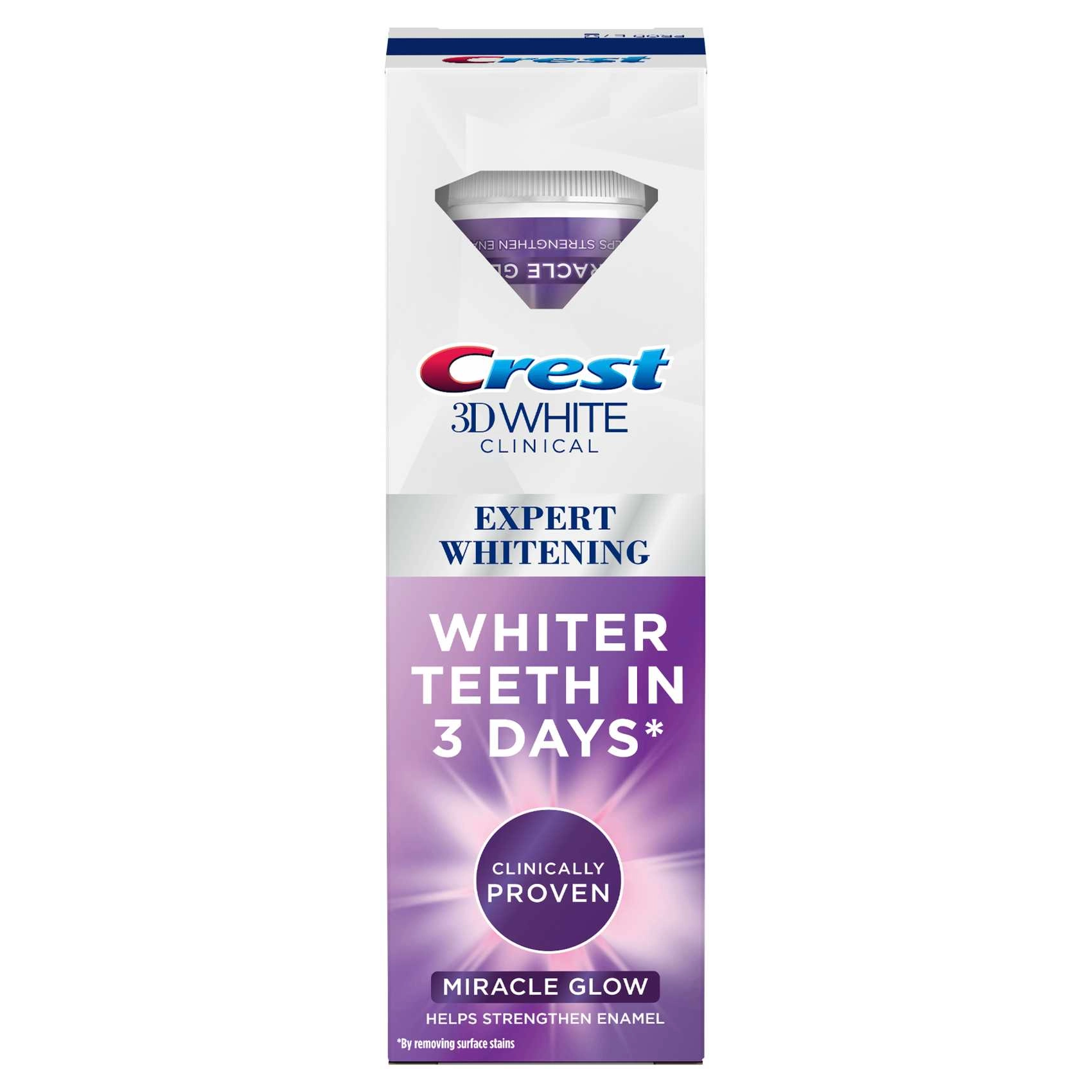 3D White Clinical Miracle Glow Toothpaste 75ml