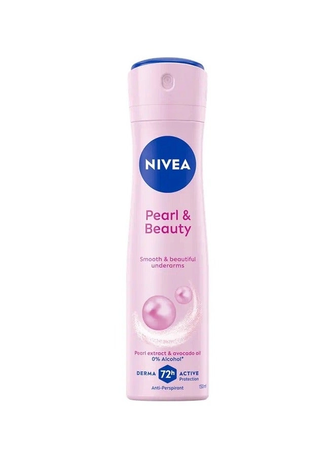 Pearl And Beauty Antiperspirant - 150ml Pack of 6