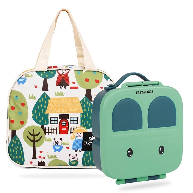 Lunch Box - 4 Compartments + Lunch Bag - Insulated