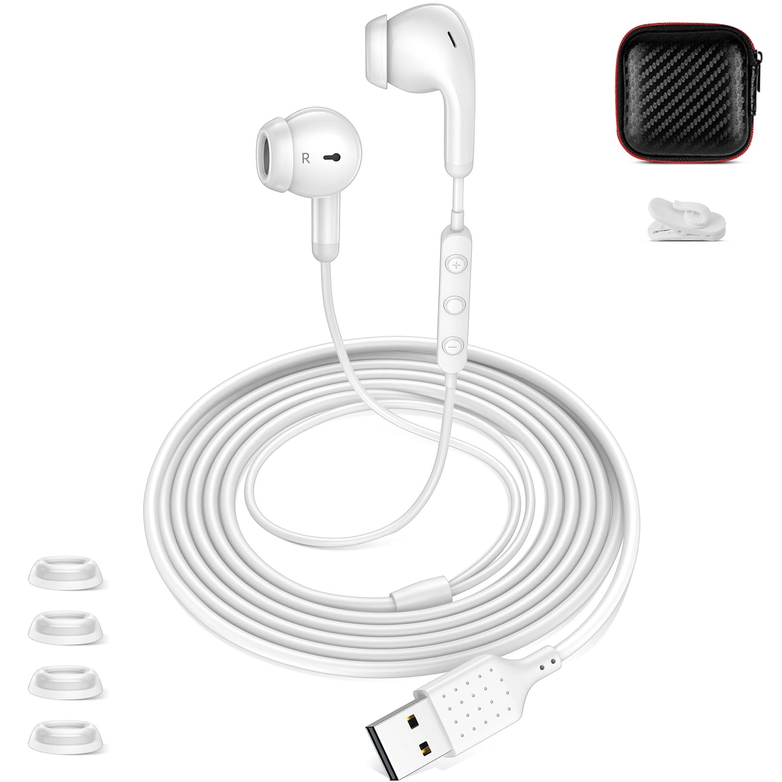 USB Earbuds Wired Earbud