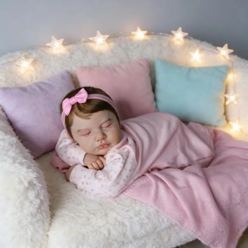 Loulou Reborn Baby Doll - 20 inch Full Body Vinyl Girl Ages 3+