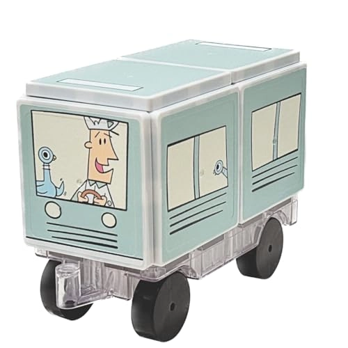 Don't Let The Pigeon Drive The Bus Magnetic Tiles - 3 years+ 16 pieces