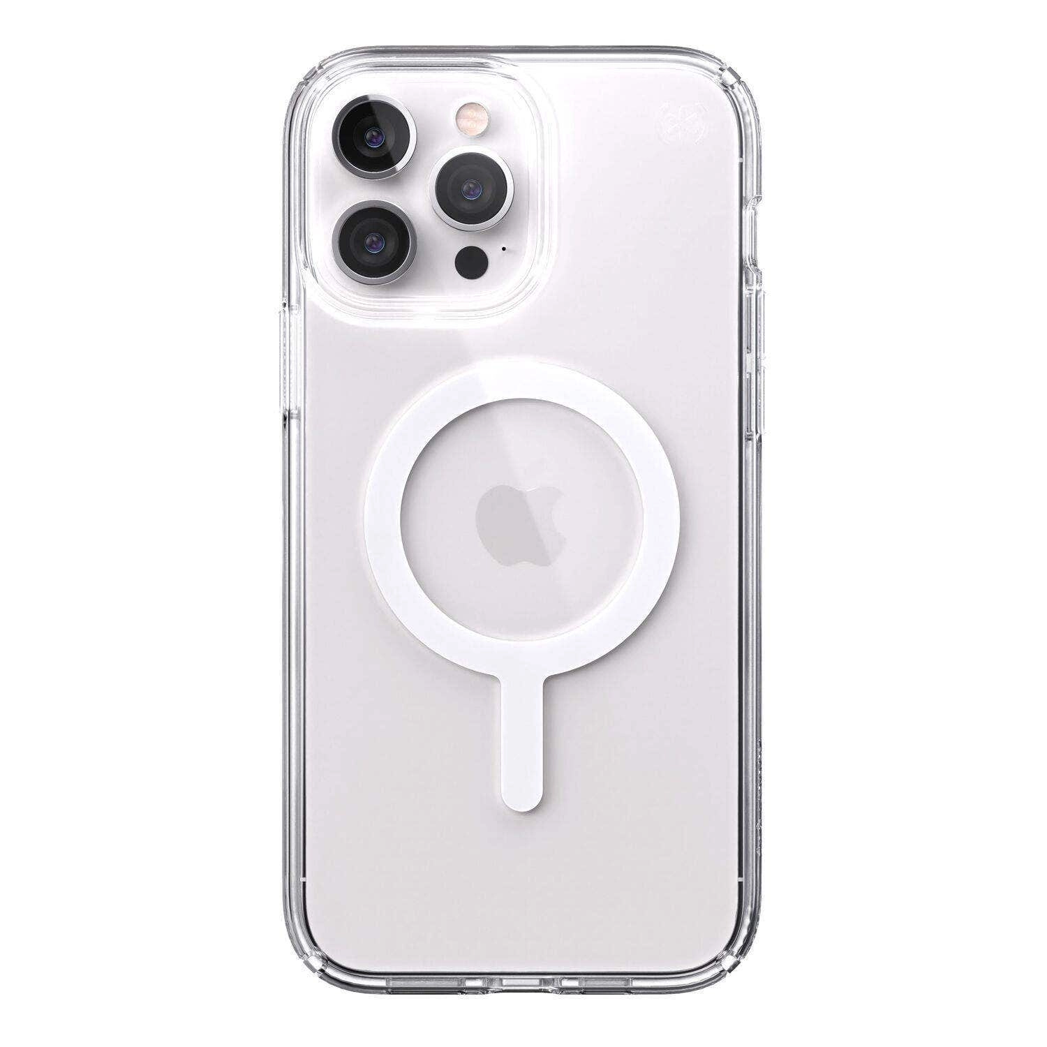 Speck Presidio Perfect-Clear Clear Case with MagSafe for iPhone 13 Pro Max
