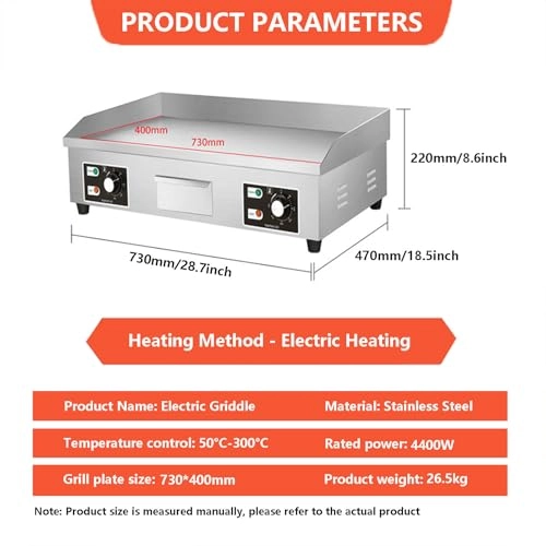 Electric Griddle - 2 660*400mm/730*400mm