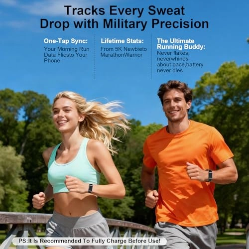 Smart Bracelet - 24/7 Heart Rate 170+ Sports Modes 2 Bands