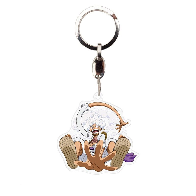 Acryl Luffy Gear 5 Keychain - One Piece