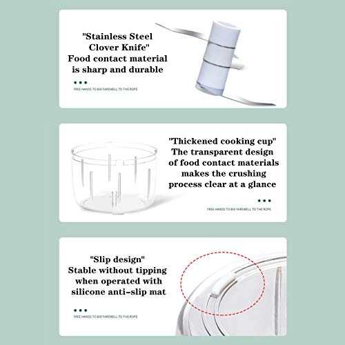 Small Food Chopper - 230ml Rechargeable