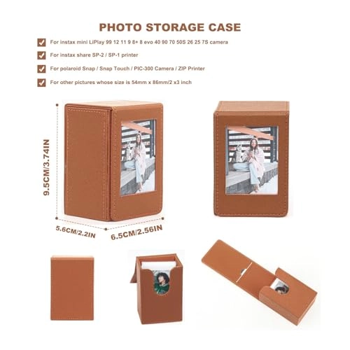 Picture Storage Box - 6.5 * 5.6* 9.5cm Fujifilm Instax Mini