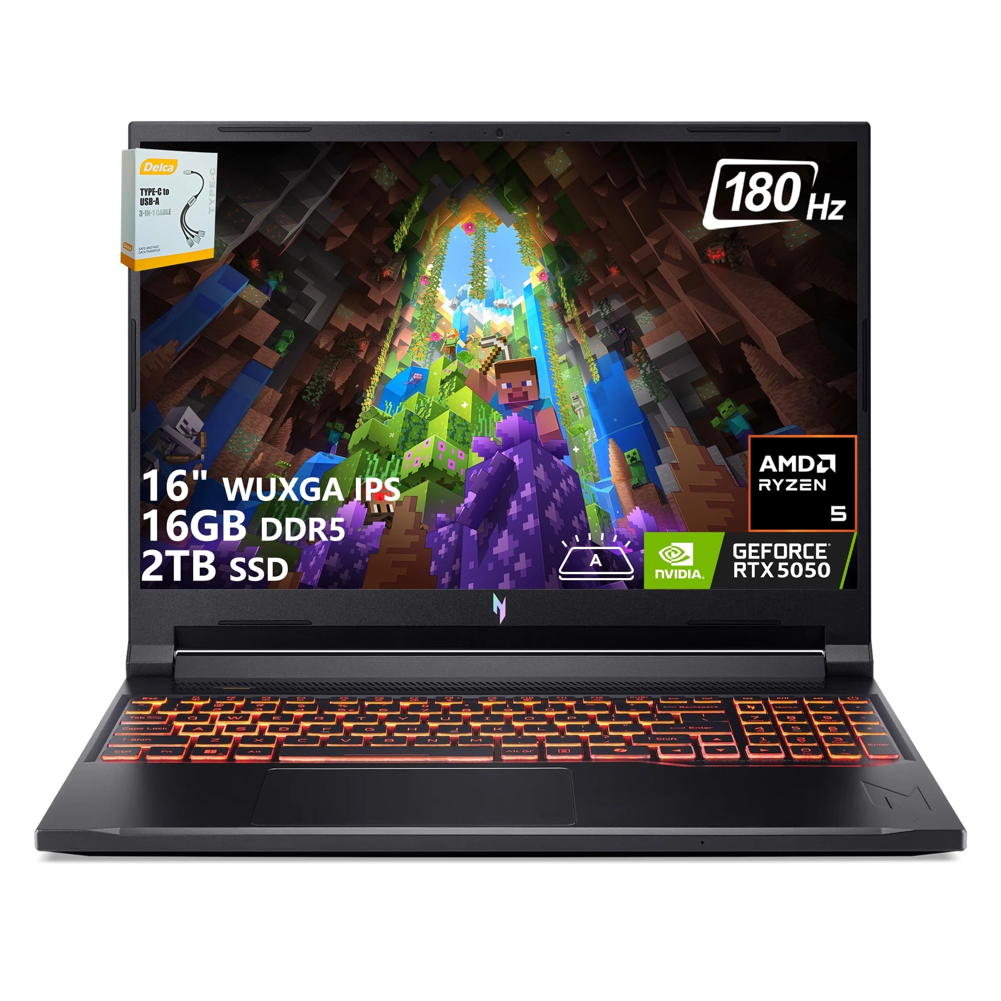 Acer Nitro V 16 - 16'' Ryzen 5 240 16GB DDR5 2TB SSD