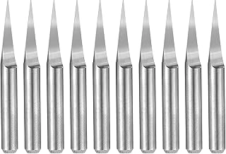 uxcell Wood Engraving Bit - 3175mm 10pcs