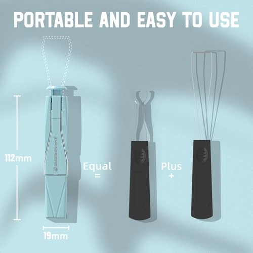 2-in-1 Keycap Switch Puller - 304 Stainless Steel Blue