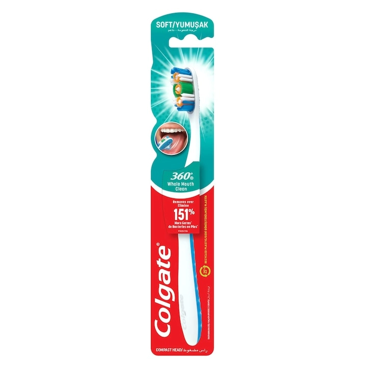 Colgate 360 Whole Mouth Clean Toothbrush - Soft