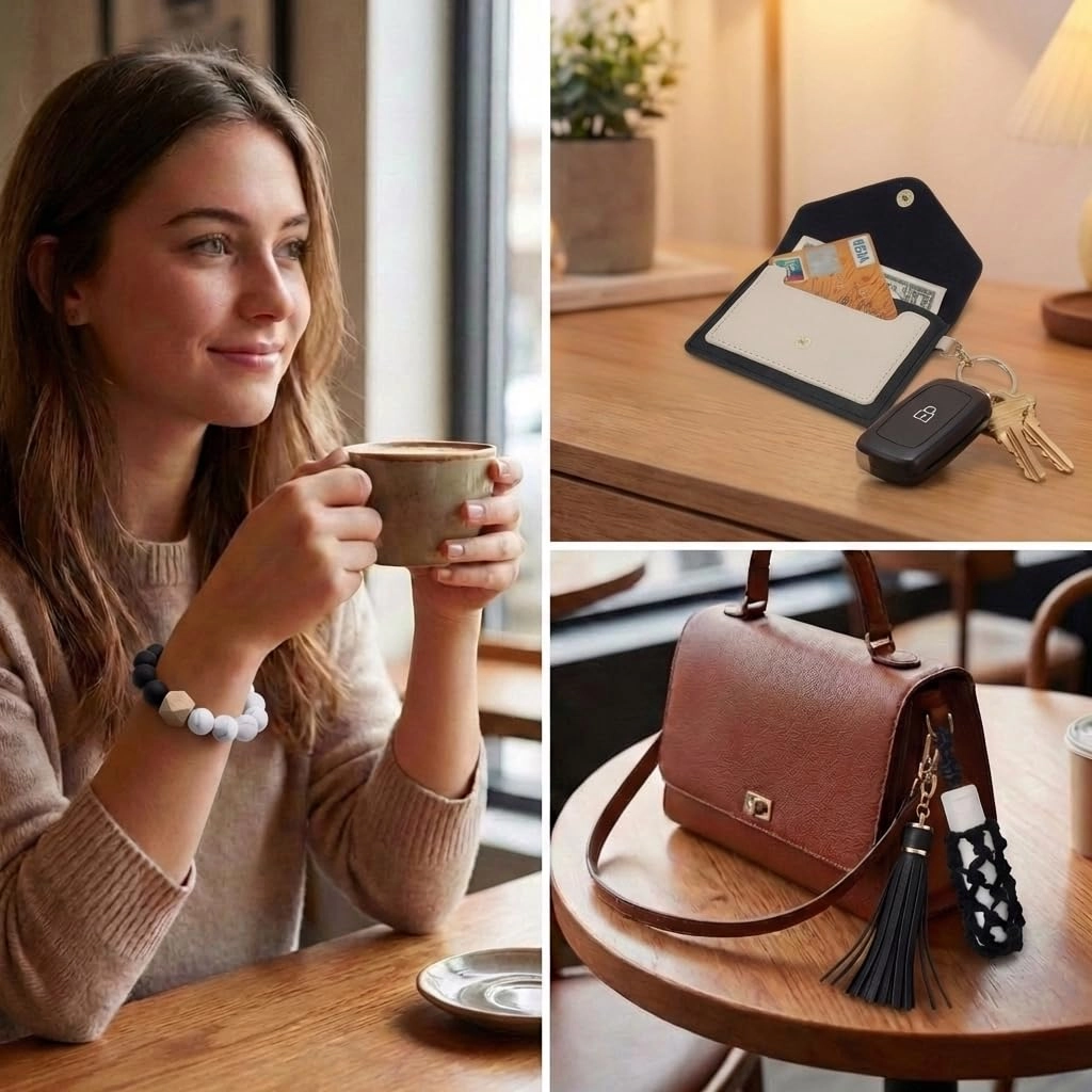 Silicone Key Ring Bracelet - Car