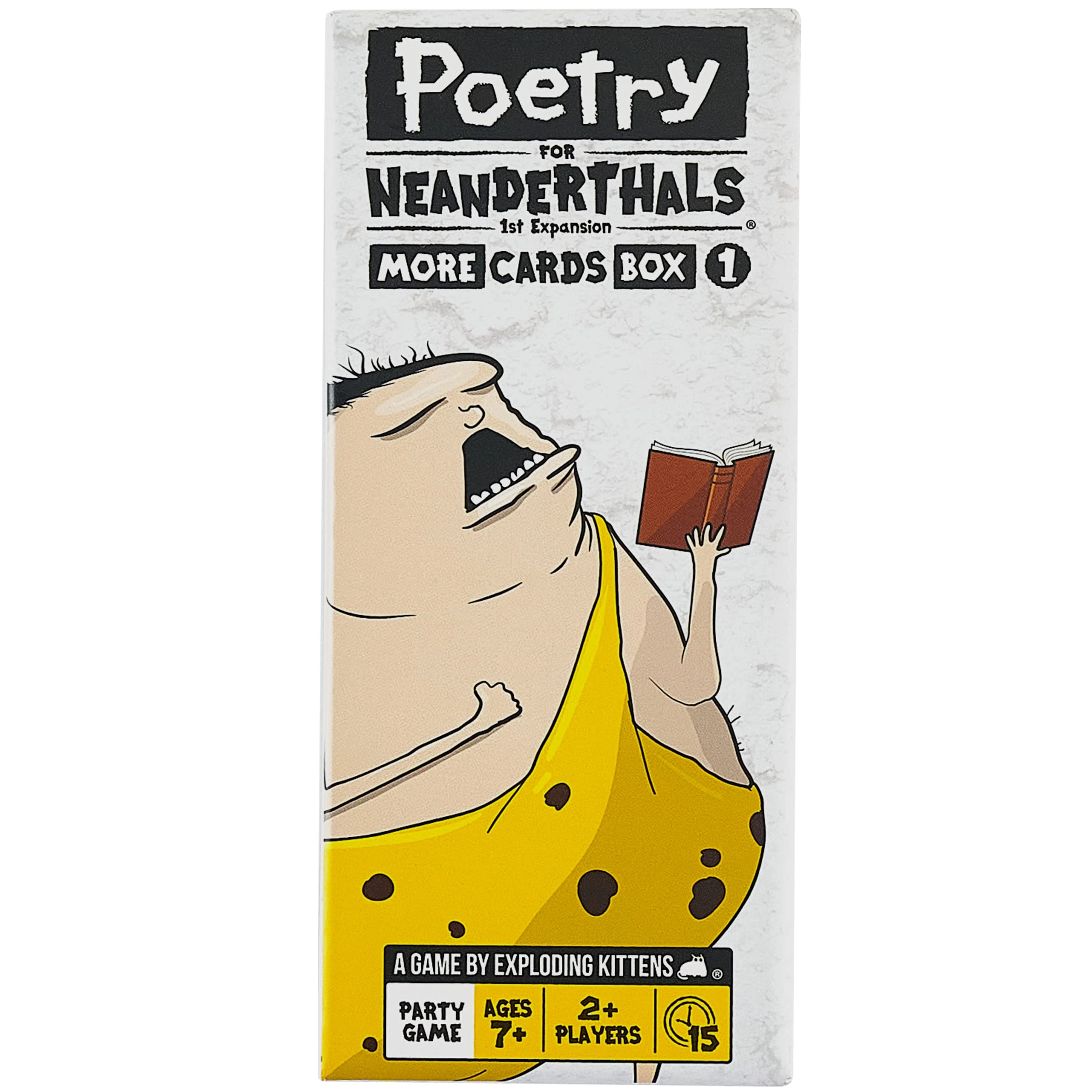 Exploding Kittens Poetry for Neanderthals Expansion - 500 pieces 7+ English