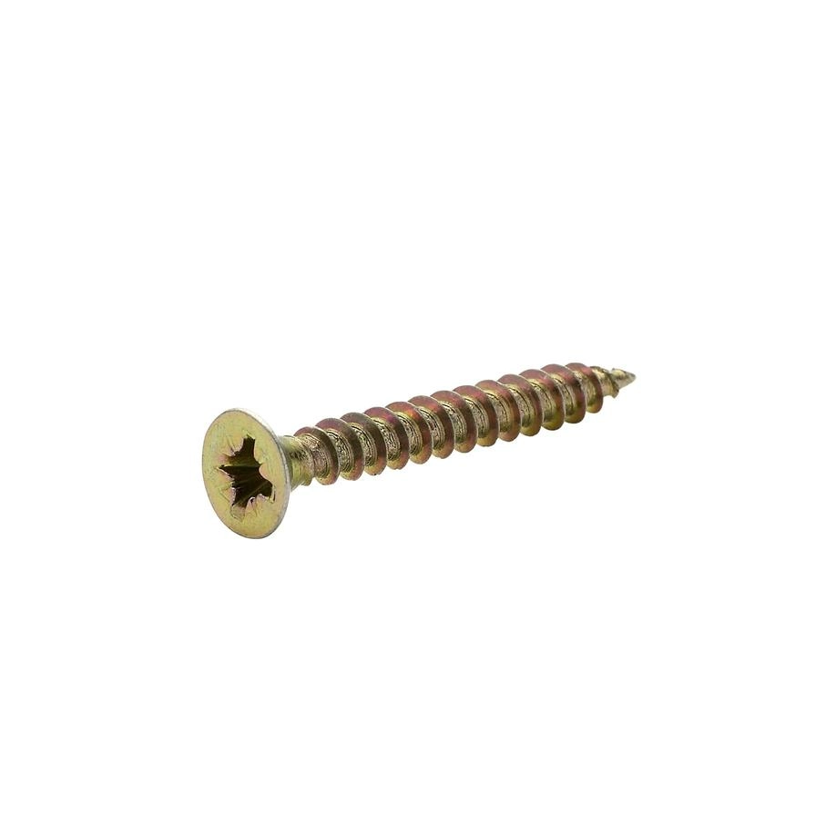 Zinc-Plated Carbon Steel Wood Screw Pack 3mm 25mm