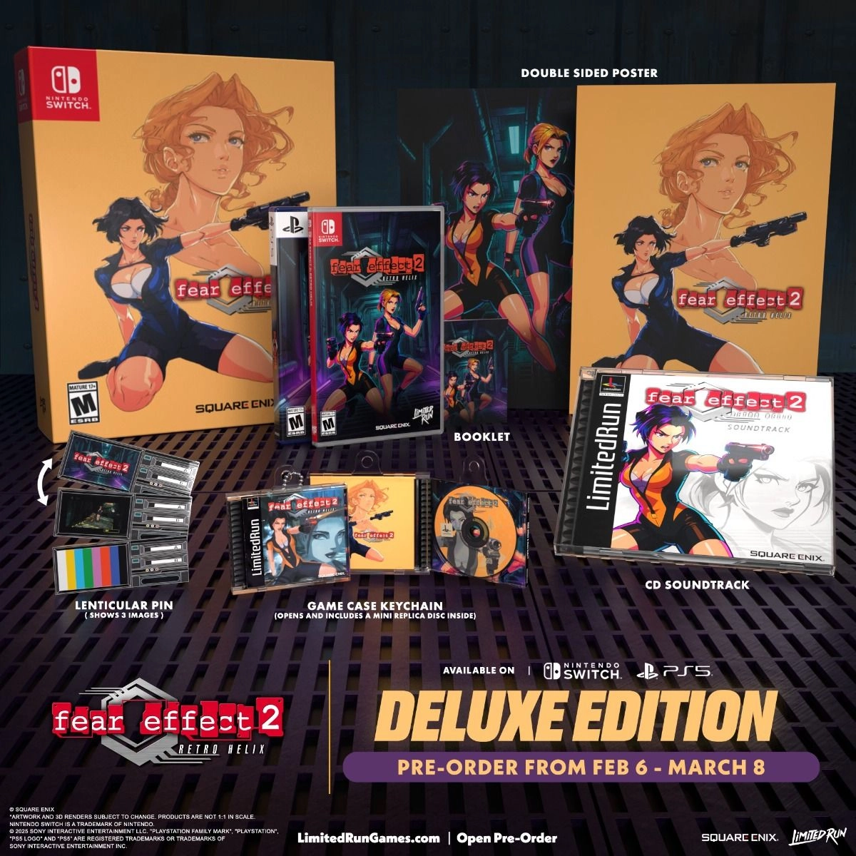 Limited Run Fear Effect 2 - Deluxe Edition Switch
