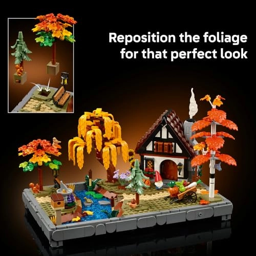 Autumn Cottage Garden (11372) - Miniature Building Set for Adults