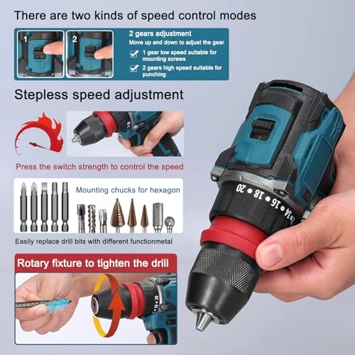 2in1 Lithium Drill - 1300mAh
