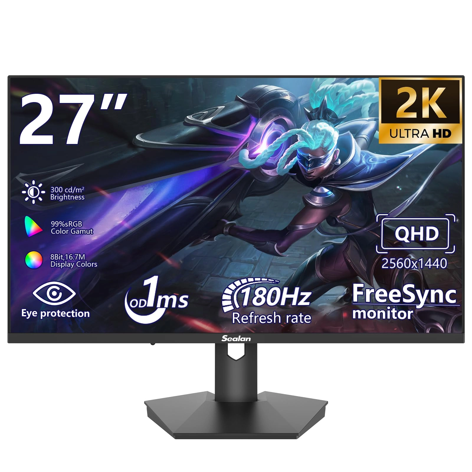 Shenzhen Yundacheng Technology Co., Ltd. Q270w16 - 27 Inches 2560 x 1440 Pixels