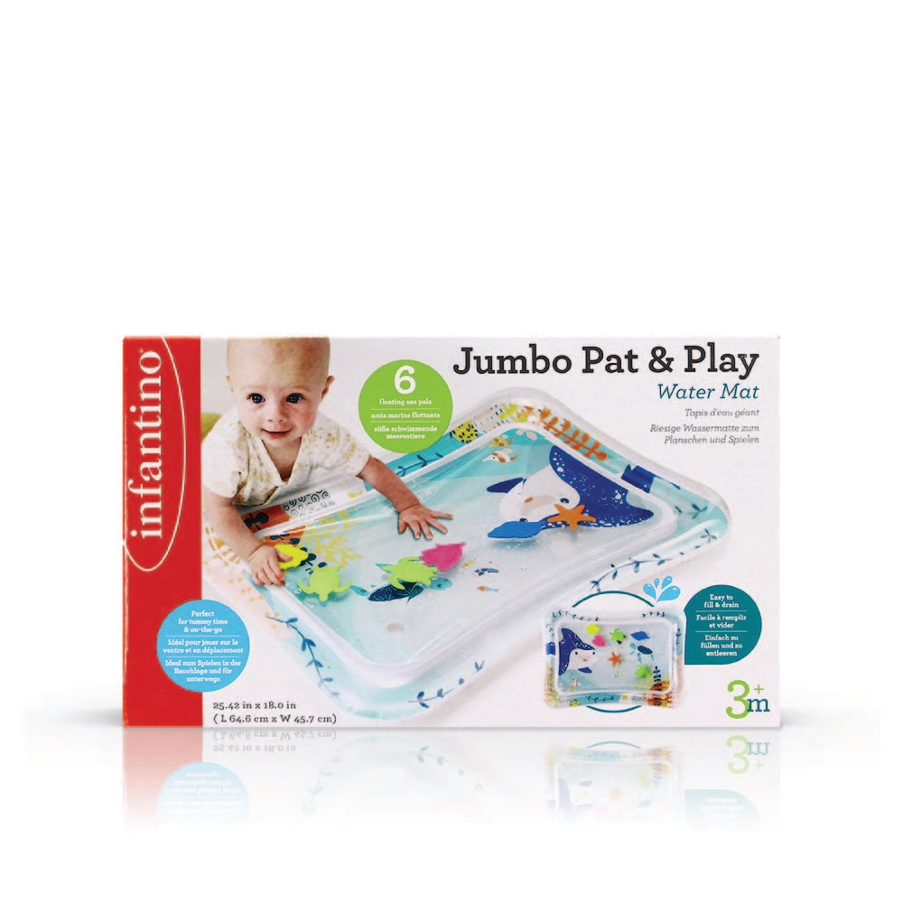 Jumbo Pat And Play Water Mat - 3 months