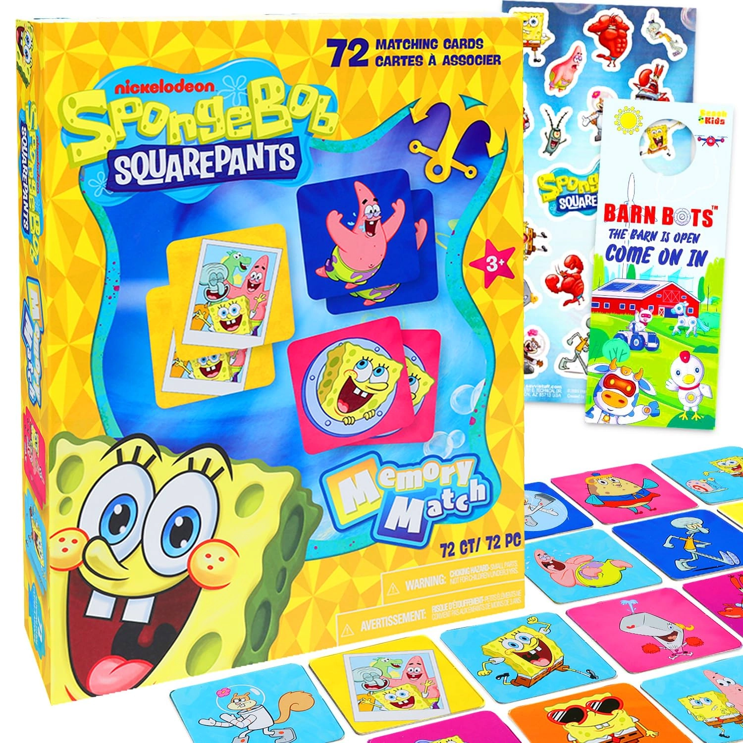 Officially Licensed Components Memory Matching Game + Stickers + Door Hanger - Over 3 Years of Age 1 piece(s)