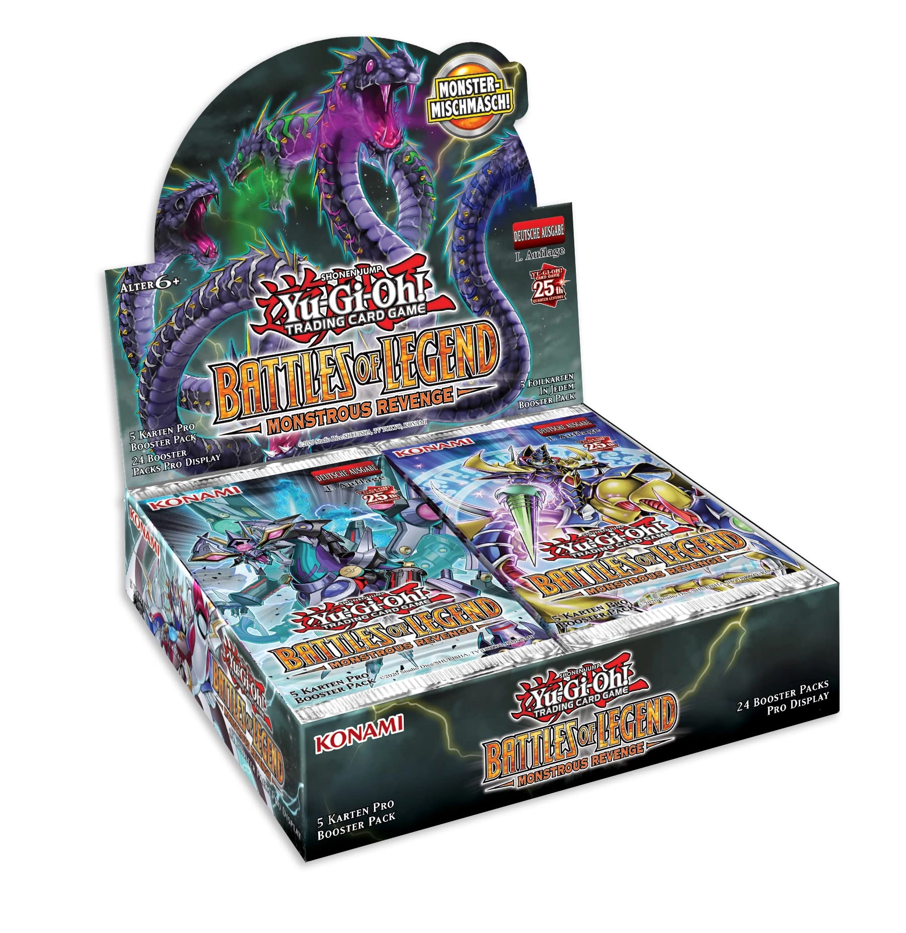 Konami Yu-Gi-Oh! Battles of Legend: Monstrous Revenge - ALLEMAND 24pcs