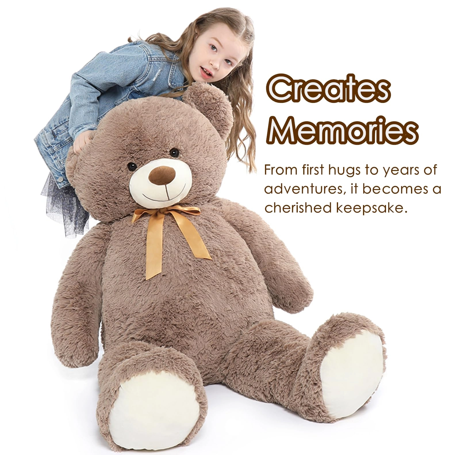 Teddy Bear - 52'' Dark Brown