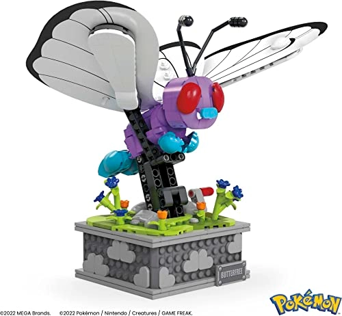Pokémon Motion Butterfree - Brick Building Set for Collectors