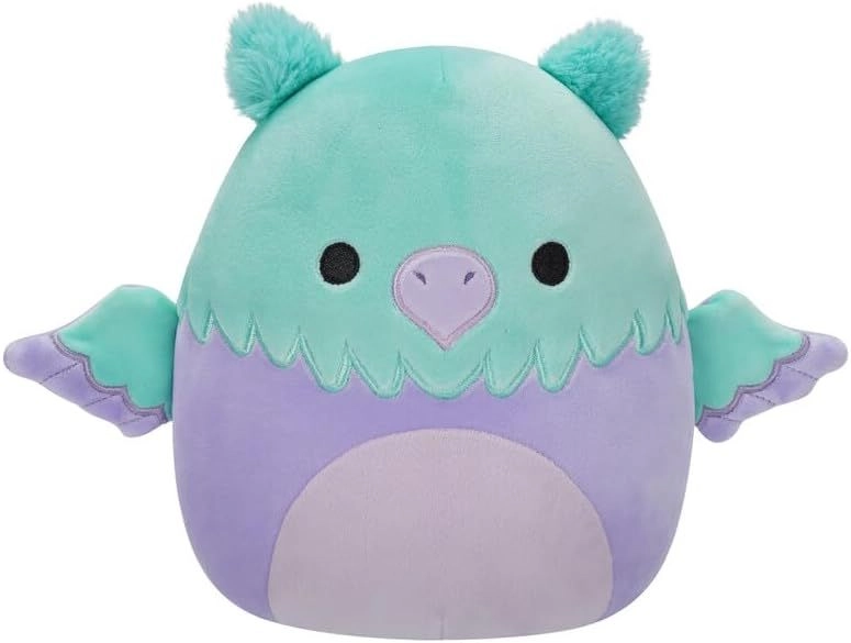 Squishmallows Minerva Aqua - 26 cm + Purple Griffin - 26 cm