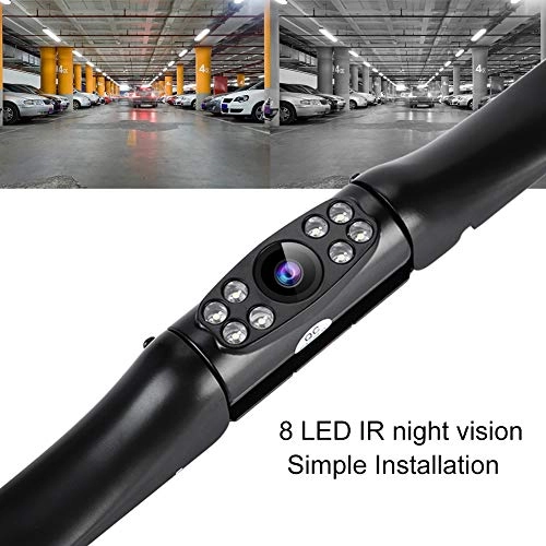 Universal Car Rear View Camera - 8 LED night vision 648x488