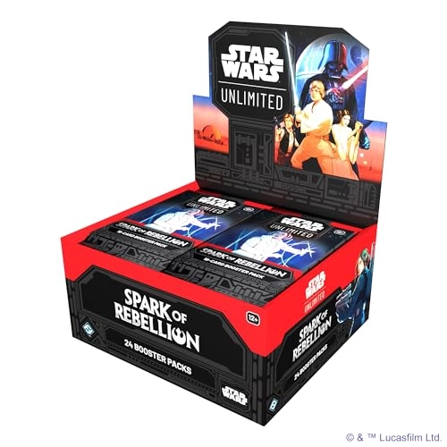 Star Wars: Unlimited Spark of Rebellion Booster Display - English 24pcs - 16 cards