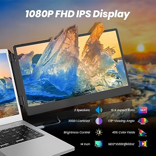 Laptop Screen Extender - S2 14" FHD 1080P