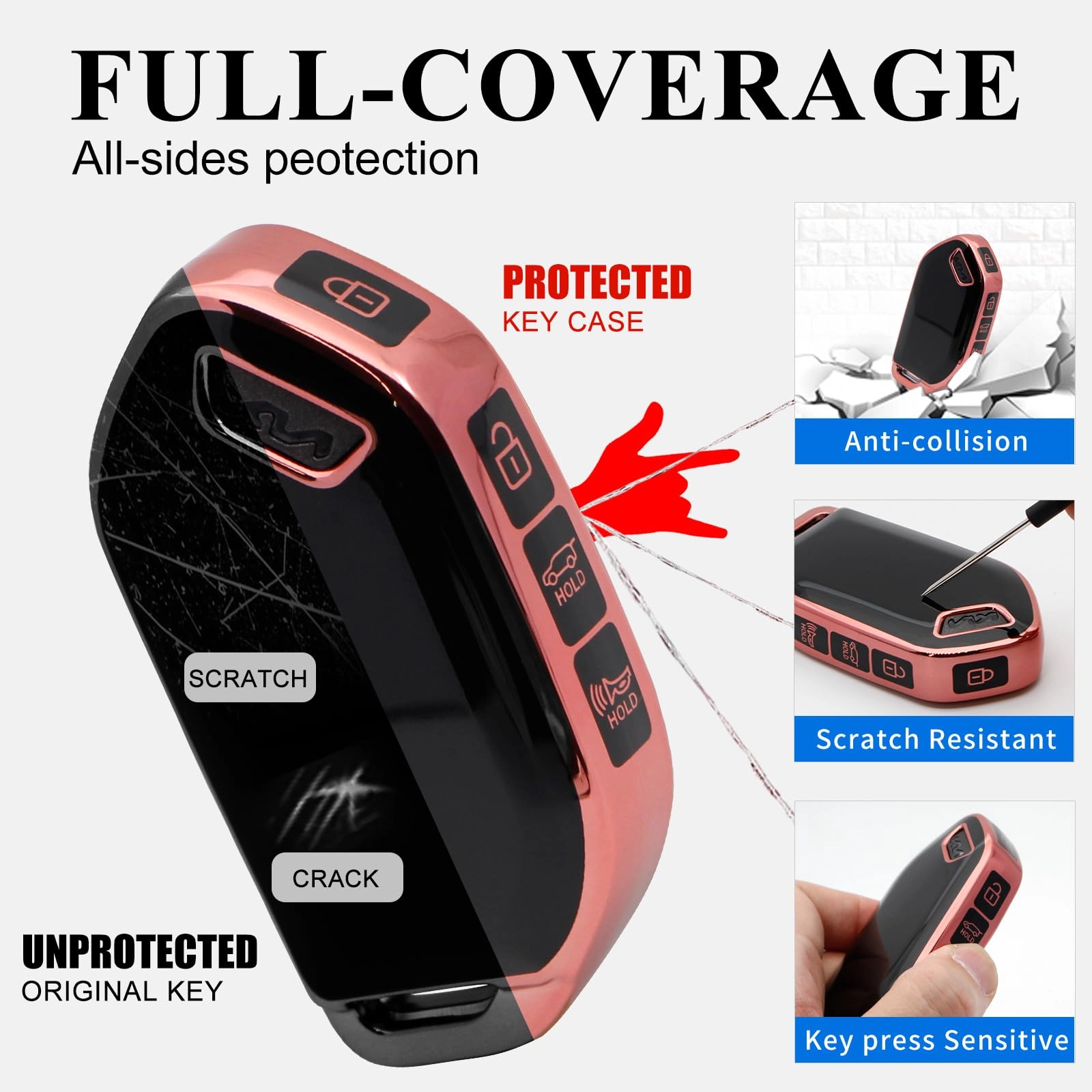Advanced TPU key protection case - Vehicle
