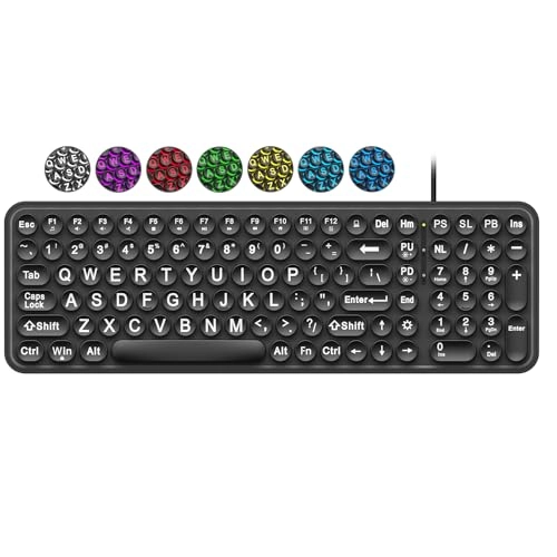 Large Print Backlit Keyboard - US Wired