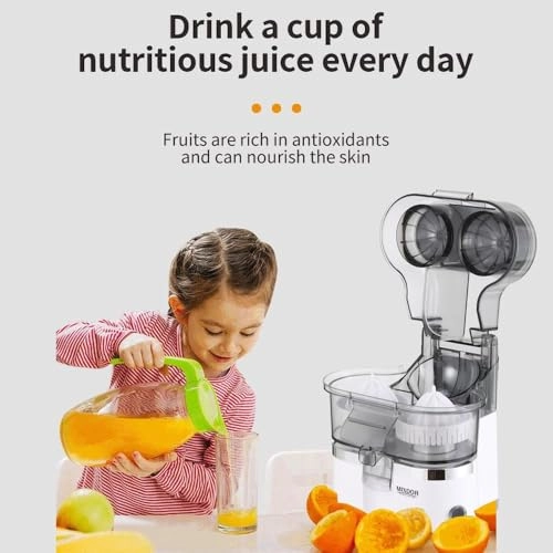 Dual-Head Electric Citrus Juicer - 1E+2 Watt