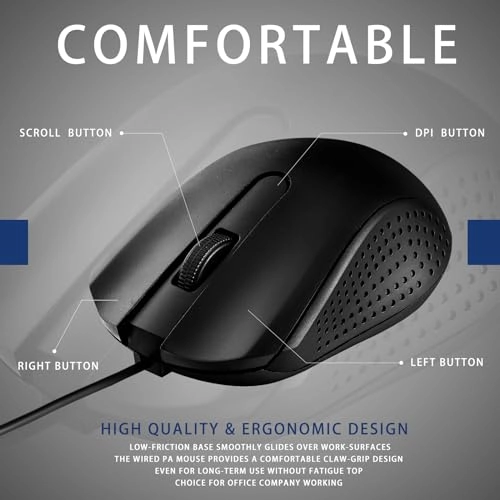 Wired USB Computer Mouse - USB