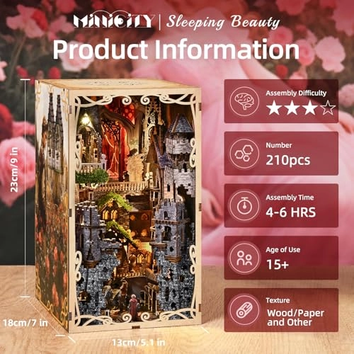 Sleeping Beauty 3D Puzzle (DIY Book Nook Kit)