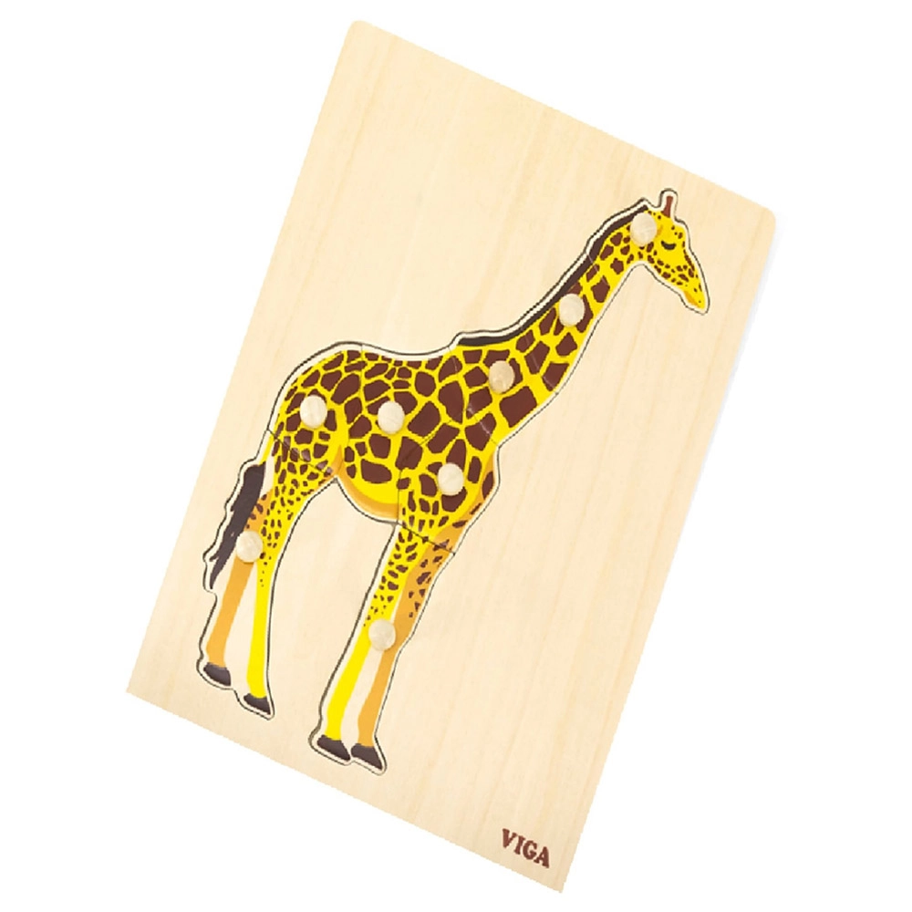 Montessori Puzzle Giraffe - 3 + 7 and 8 piece