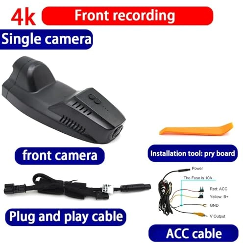 Dash Cam for Ford Kuga Escape - 4K 2160P 64G SD Card