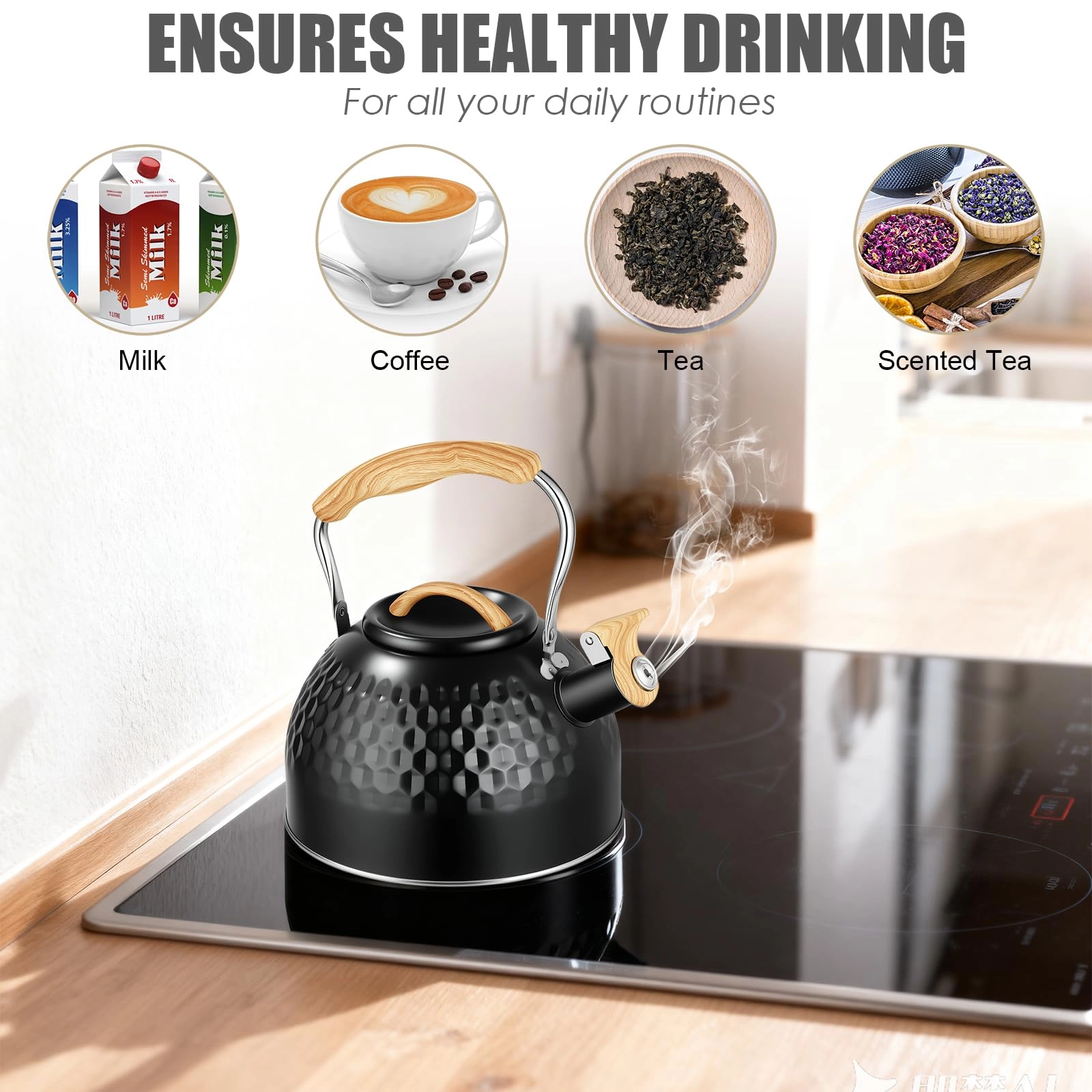 Stove Top Kettle - 3L