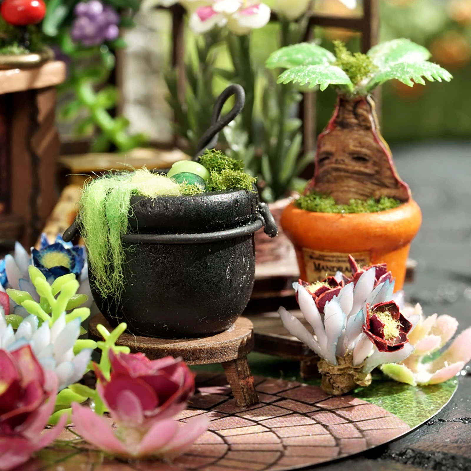DIY Miniature Dolls House Kit - Magic Garden