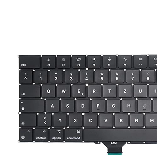 Replacement Backlight German QWERTZ Keyboard + Screws + Screwdriver - DE Wired