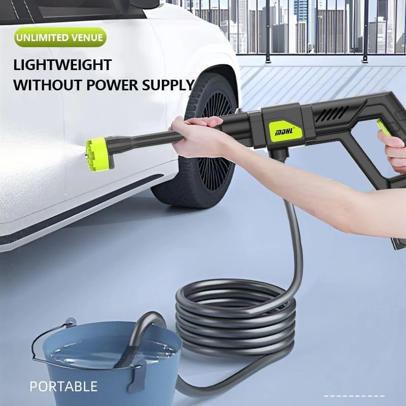 Portable Pressure Washer - 48V 6000mAh 6in1 Nozzle
